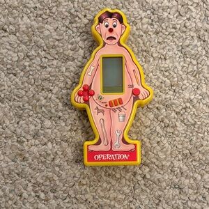 Operation Electronic Handheld Game - Yellow vintage works great